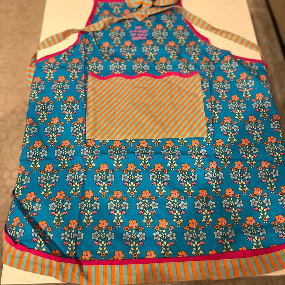Apron - We Cannot Do This Sober Colorful ‎ Apron NWT 100 Percent Cotton Handmade - Picture 5 of 12
